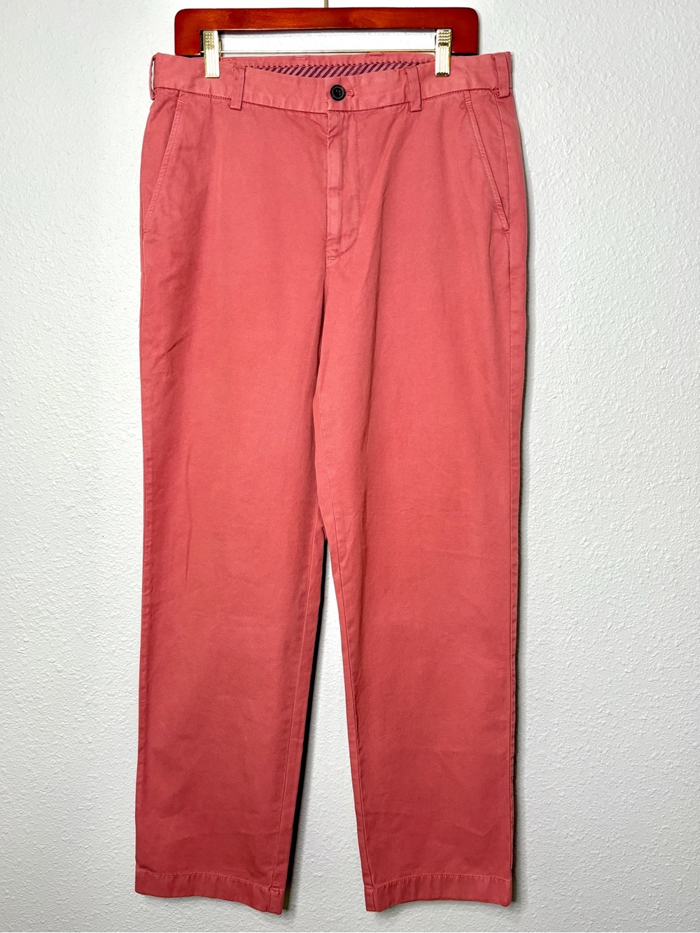 Brooks Brothers Clark Chino Salmon Rose Pink 34x32